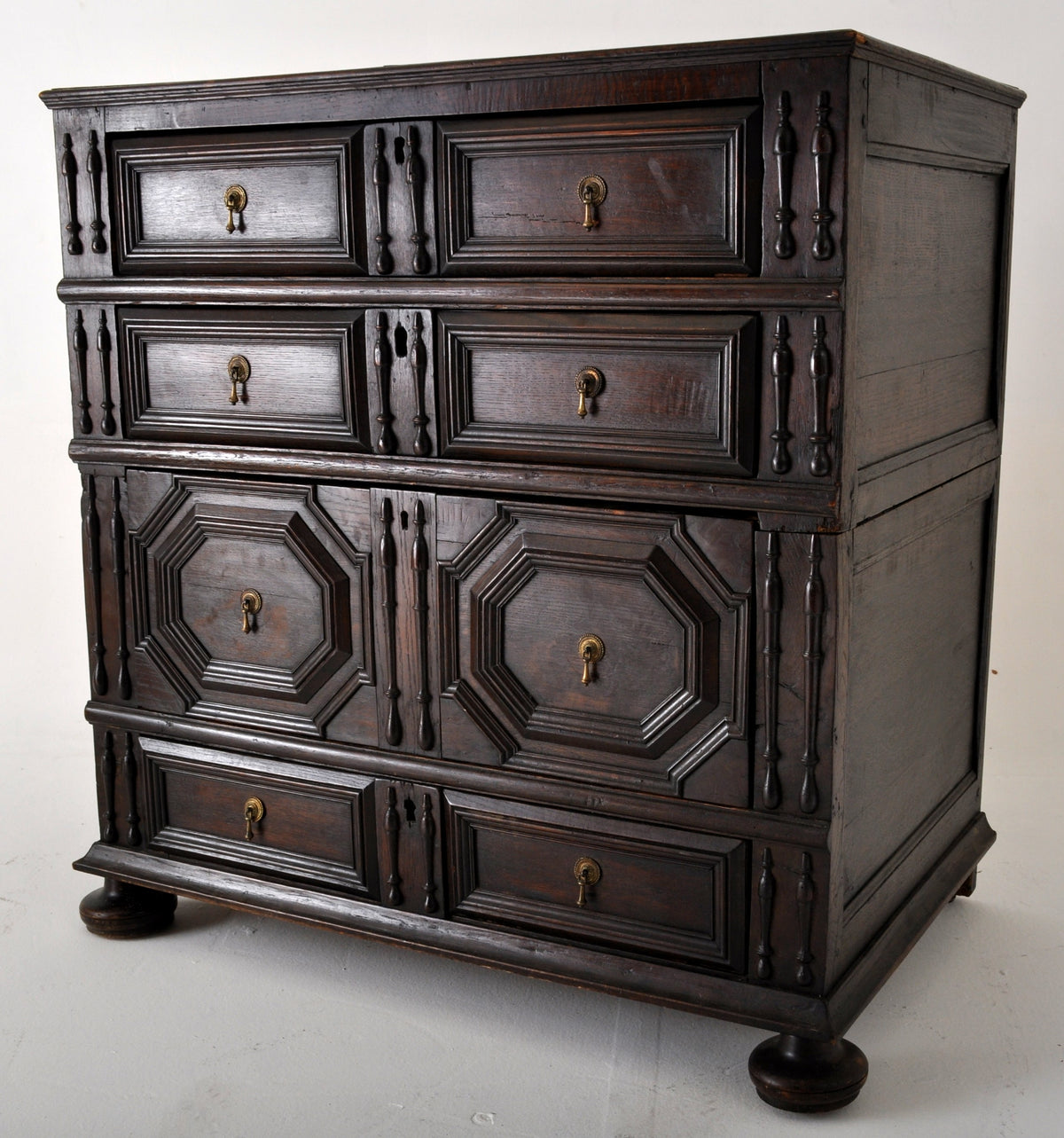 Antique English William & Mary Chest of Drawers, Circa 1700