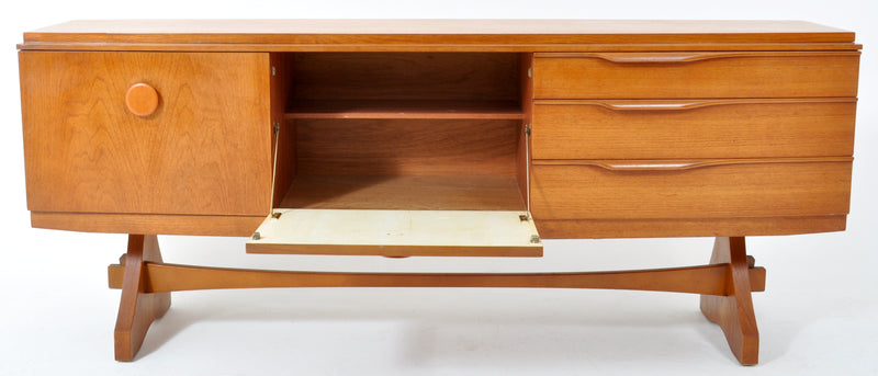 Mid-Century Modern Danish Style Teak Credenza by Beautility, 1960s