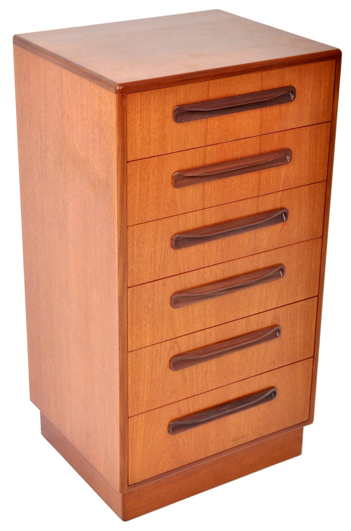 Mid-Century Modern Danish Style Teak "Fresco" Chest of Drawers by G Plan, 1960s