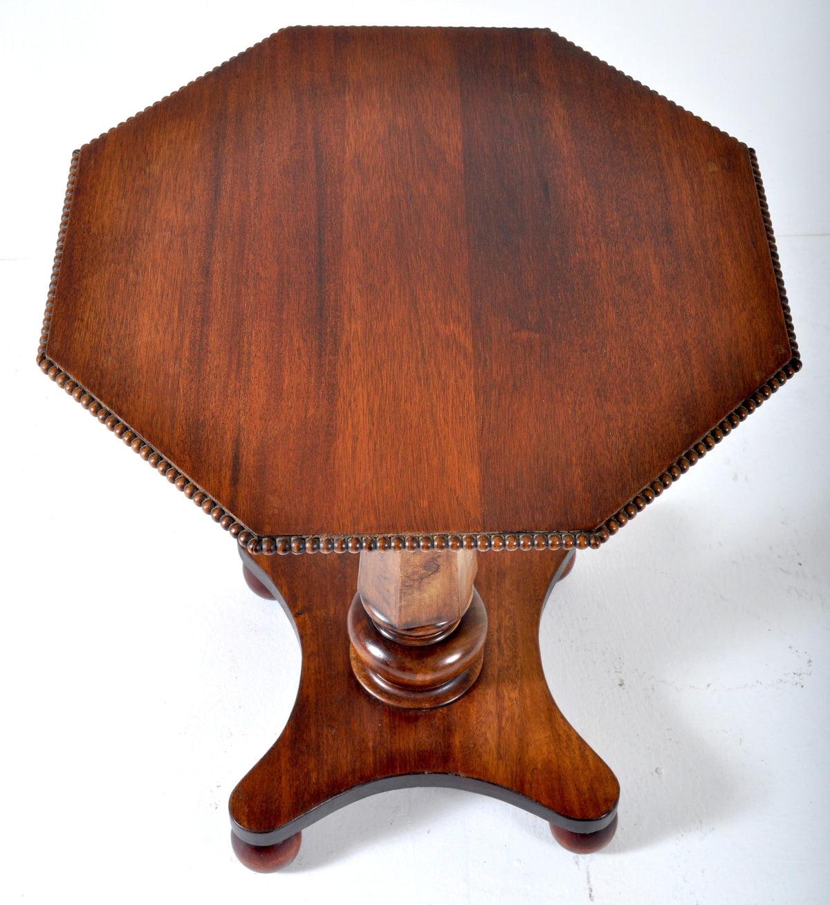 Antique William IV Rosewood and Walnut Pedestal Wine Table, Circa 1835