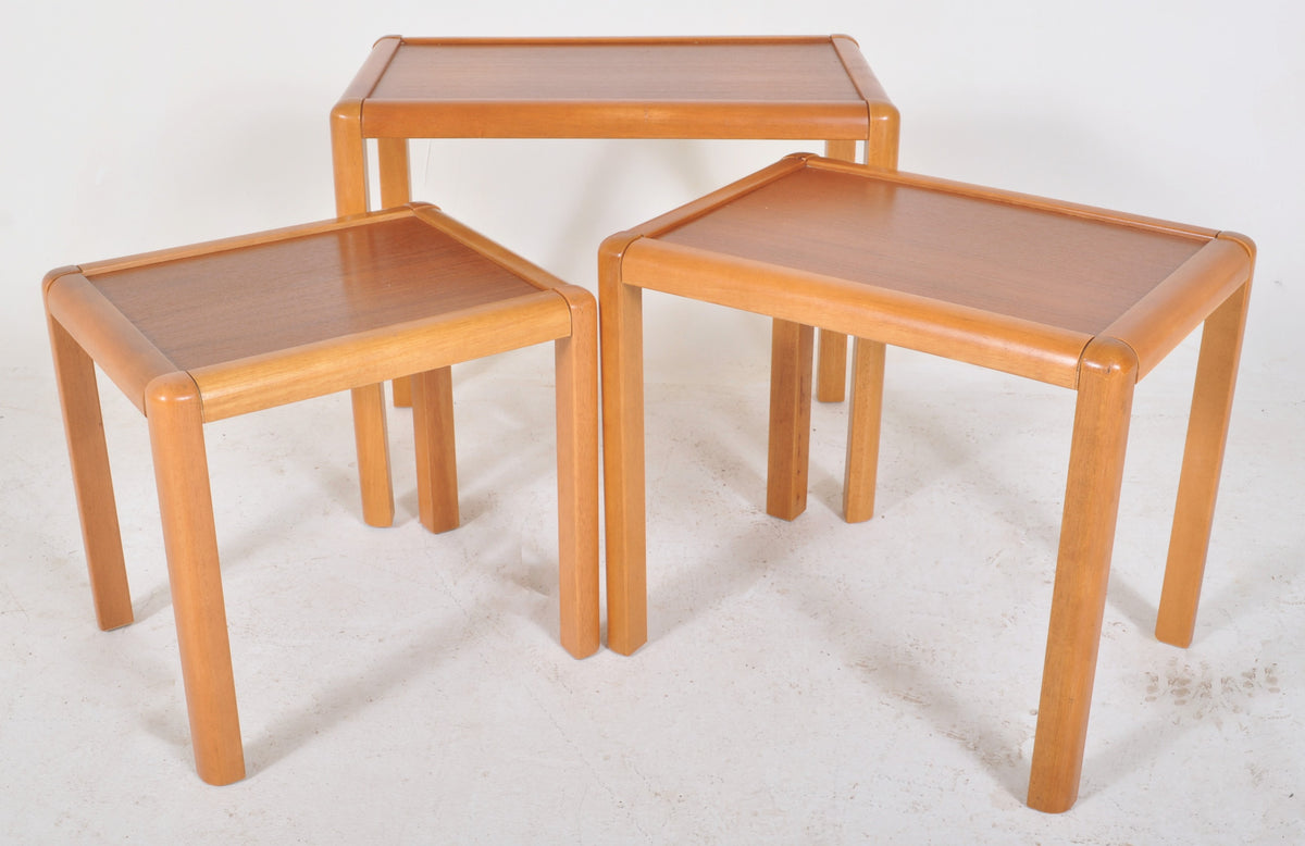 Set of 3 Mid-Century Modern Danish Teak Nesting Tables, 1960s