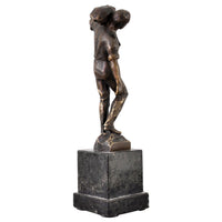 Antique Austrian Bronze Depicting a Male Figure by Ernst Beck (1879-1941), circa 1910