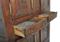 18th Century French Brittany Chestnut Cabinet, circa 1720