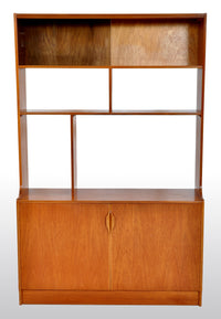 Mid-Century Modern Danish Style Bookcase / Wall Unit in Teak by S Form, 1960s
