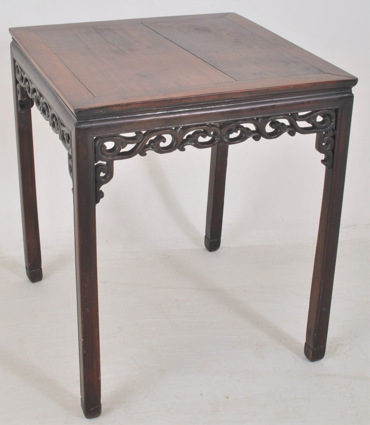 Antique Chinese Qing Dynasty Elm Table, Circa 1850