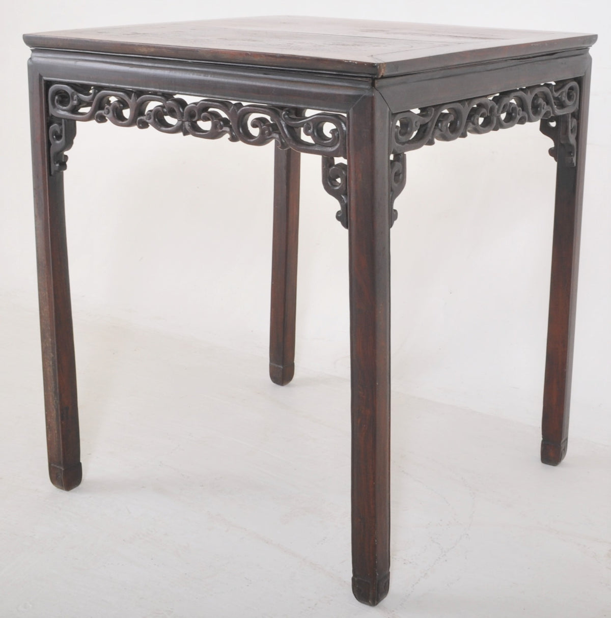 Antique Chinese Qing Dynasty Elm Table, Circa 1850