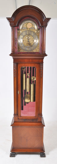 Antique Longcase Grandfather J. J. Elliot 9-Bell Clock for Tiffany & Co., 1913
