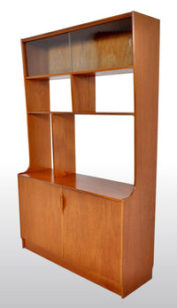 Mid-Century Modern Danish Style Bookcase / Wall Unit in Teak by S Form, 1960s