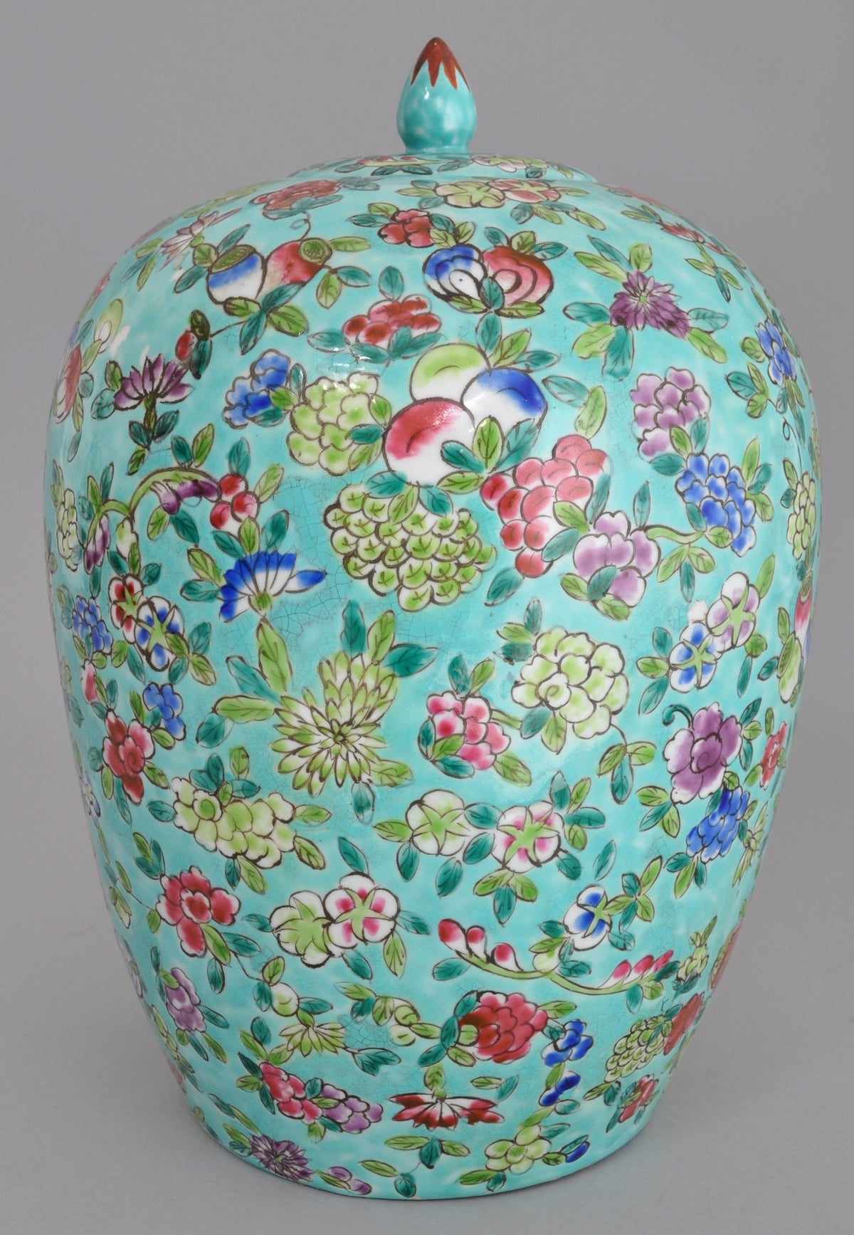 Antique Chinese 19th Century Qing Dynasty Lidded Vase/Jar, Circa 1860