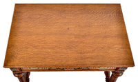 Antique American Arts & Crafts Oak Library / Writing Table / Desk, Circa 1890