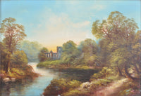 Pair of English Landscapes, Oil on Board