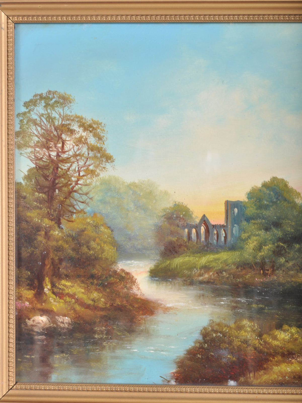 Pair of English Landscapes, Oil on Board