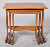 Set of 3 Whale Tail Nesting Tables in Teak by G Plan