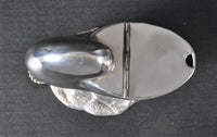 Antique Sheffield Silver Plate Nautilus Shell Spoon-Warmer, Circa 1860