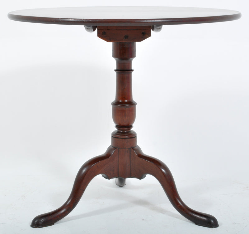 Antique Georgian Mahogany Tilt-Top Table, Circa 1790