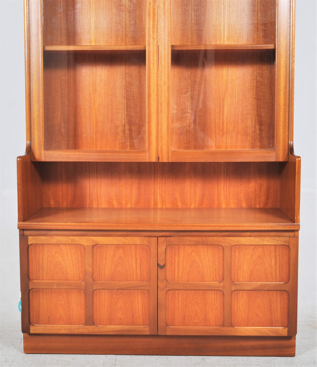 Mid-Century Modern Teak Danish Style Hutch/Wall Cabinet/Bookcase, 1960s