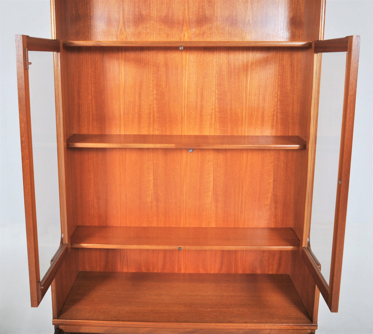 Mid-Century Modern Teak Danish Style Hutch/Wall Cabinet/Bookcase, 1960s