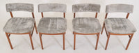 Set of 4 Danish Modern Teak Dining Chairs, 1960s