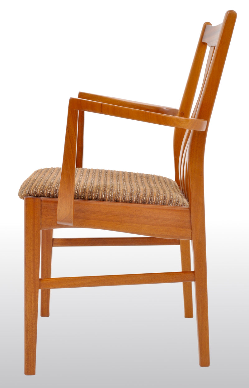 Pair of Mid-Century Modern Captain's/Arm Chairs in Teak, 1960s