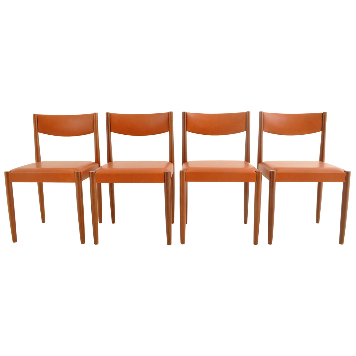 Set of 4 Danish Mid-Century Modern Teak Dining Chairs, 1960s