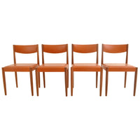 Set of 4 Danish Mid-Century Modern Teak Dining Chairs, 1960s