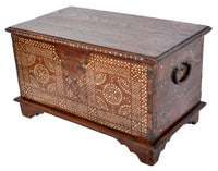 Antique Moorish Moroccan Islamic Inlaid Koran / Quran Casket / Box / Coffer / Trunk, circa 1900