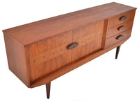 Mid-Century Modern Danish Style Teak Credenza, 1960s