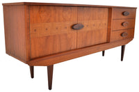 Mid-Century Modern Danish Style Teak Credenza, 1960s