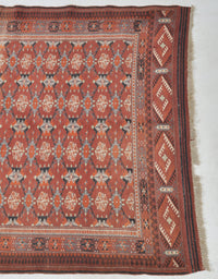 Afghan Turkoman Rug with Caucasian Design