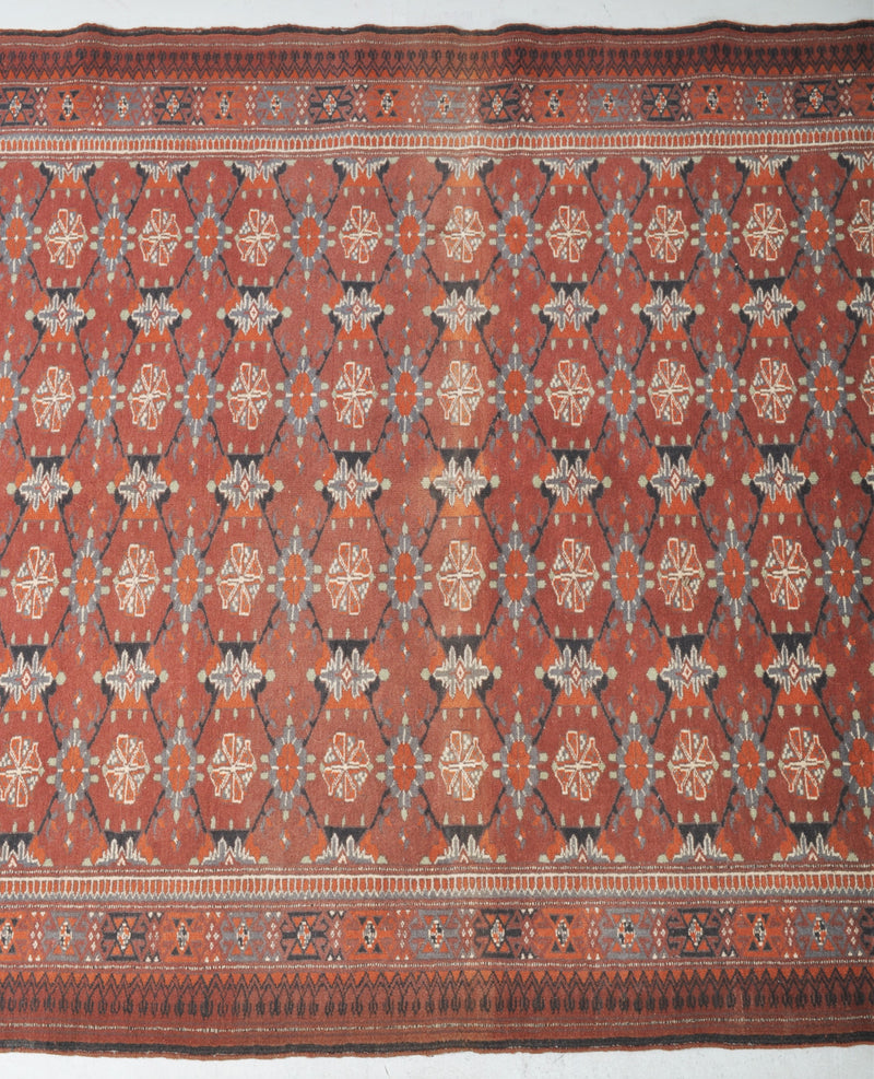 Afghan Turkoman Rug with Caucasian Design