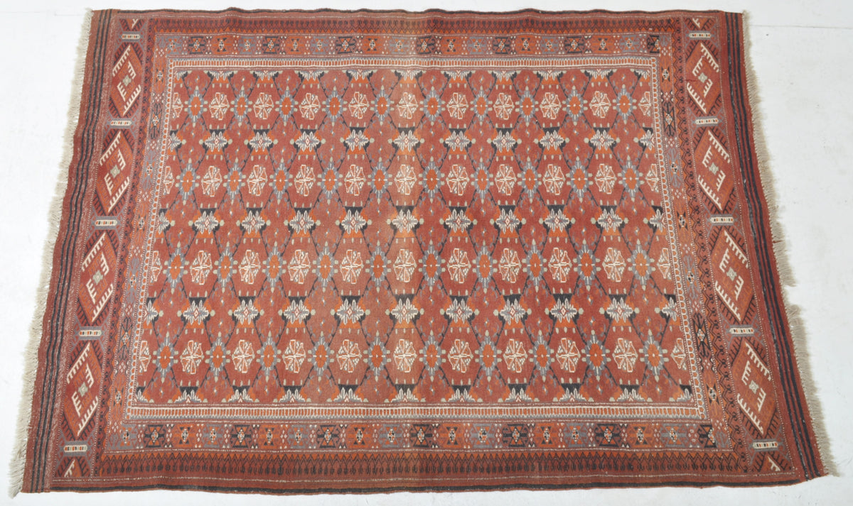 Afghan Turkoman Rug with Caucasian Design