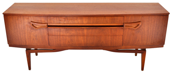 Mid-Century Modern Danish Style Teak Credenza, 1960s