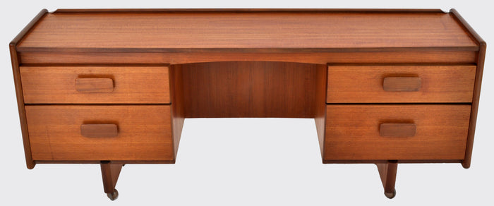 Mid-Century Modern Danish Style Desk in Teak by White & Newton Ltd., 1960s