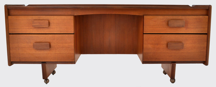 Mid-Century Modern Danish Style Desk in Teak by White & Newton Ltd., 1960s