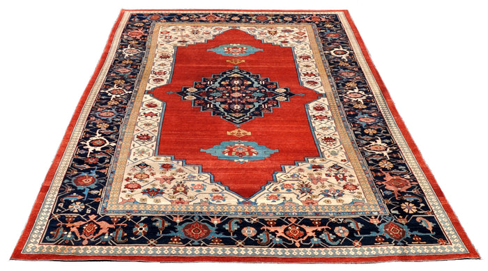 Antique Palace-size Vegetable Dyed Turkish Carpet