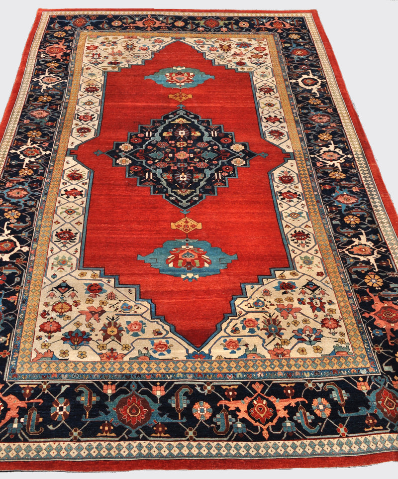 Antique Palace-size Vegetable Dyed Turkish Carpet
