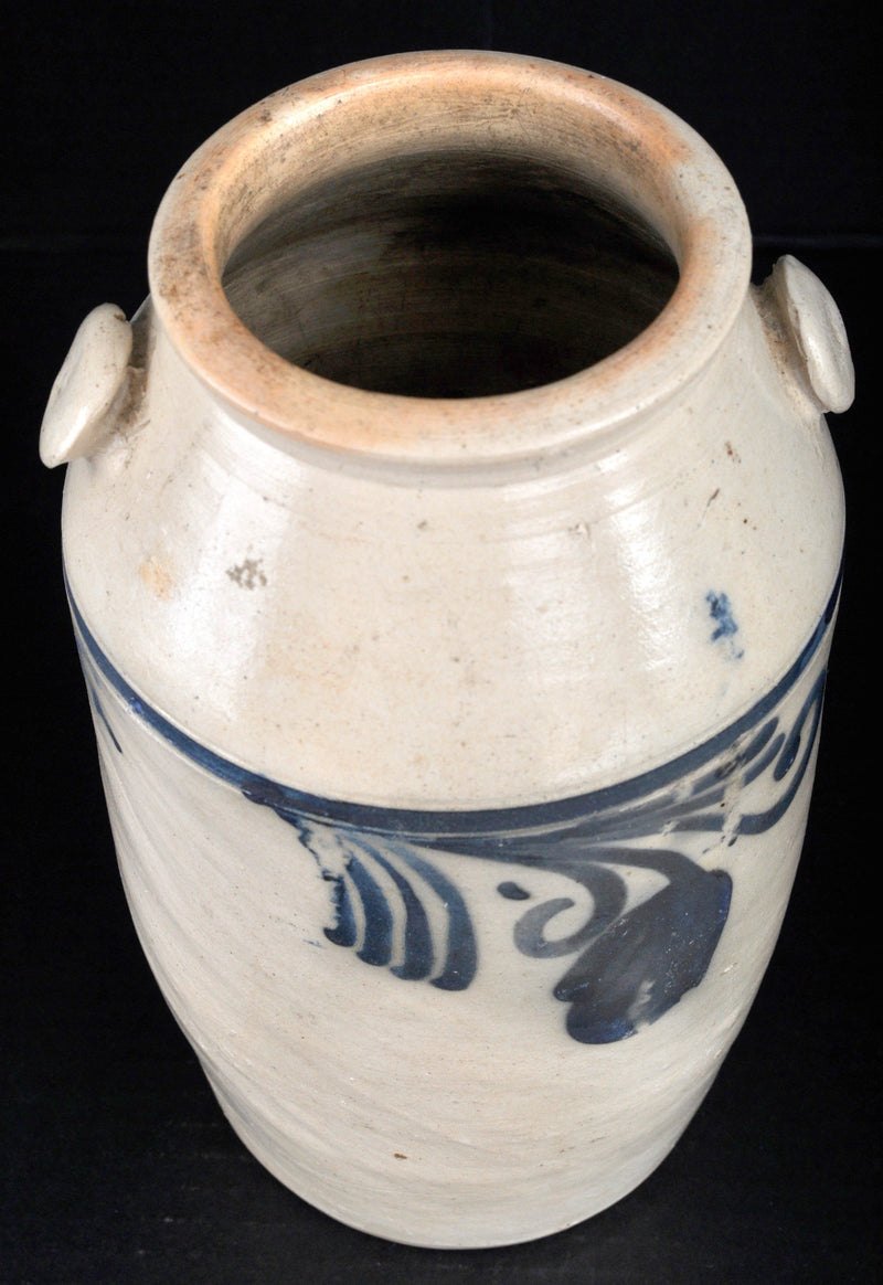 Antique American Stoneware Cobalt Crock/Vase, Circa 1850