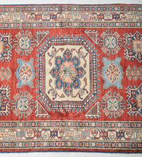 Vegetable Dyed Caucasian Style Kazak Rug with Shirvan Design