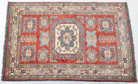 Vegetable Dyed Caucasian Style Kazak Rug with Shirvan Design