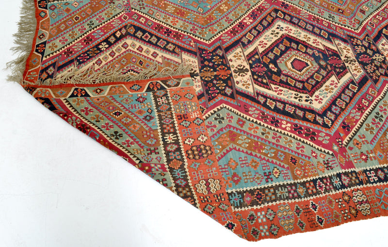 Fine Antique Caucasian Shahsavan Kilim, Circa 1900