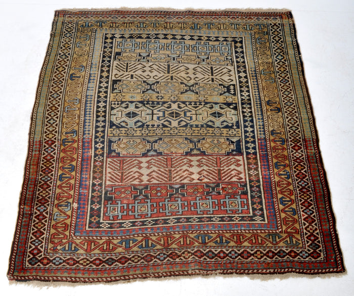 Fine Antique Caucasian Tribal Rug, Circa 1900