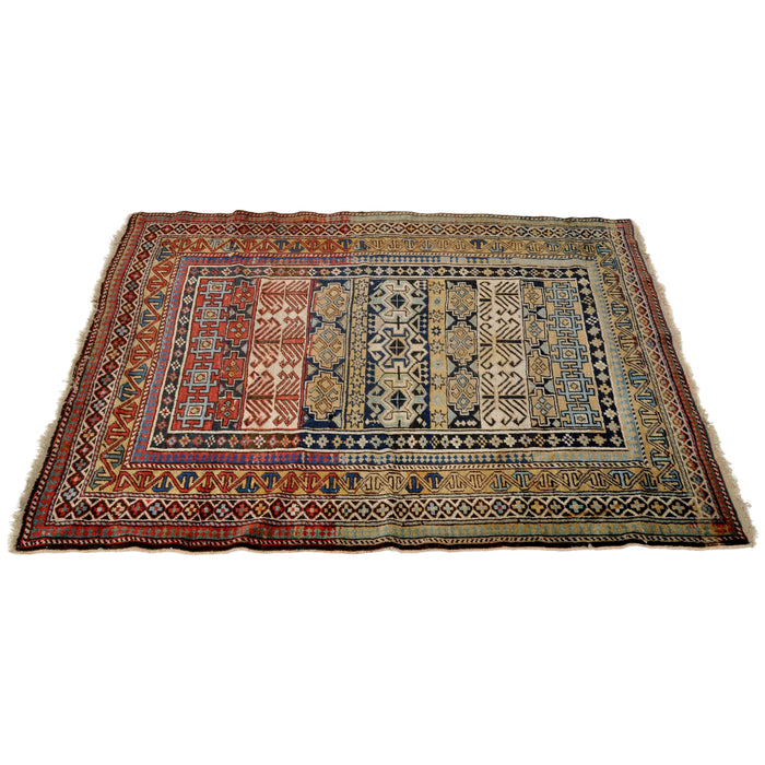 Fine Antique Caucasian Tribal Rug, Circa 1900