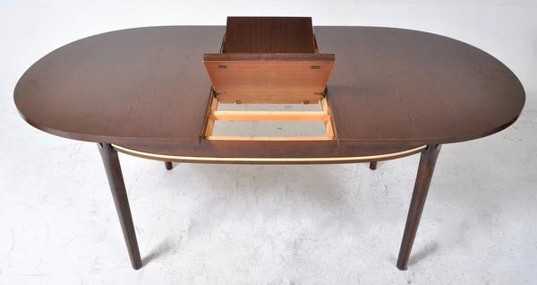 Mid-Century Modern Dining Table in Rosewood Color, Circa 1960
