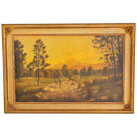 Antique American Oil on Canvas by Charles Holloway (American, 1859-1941), Circa 1915