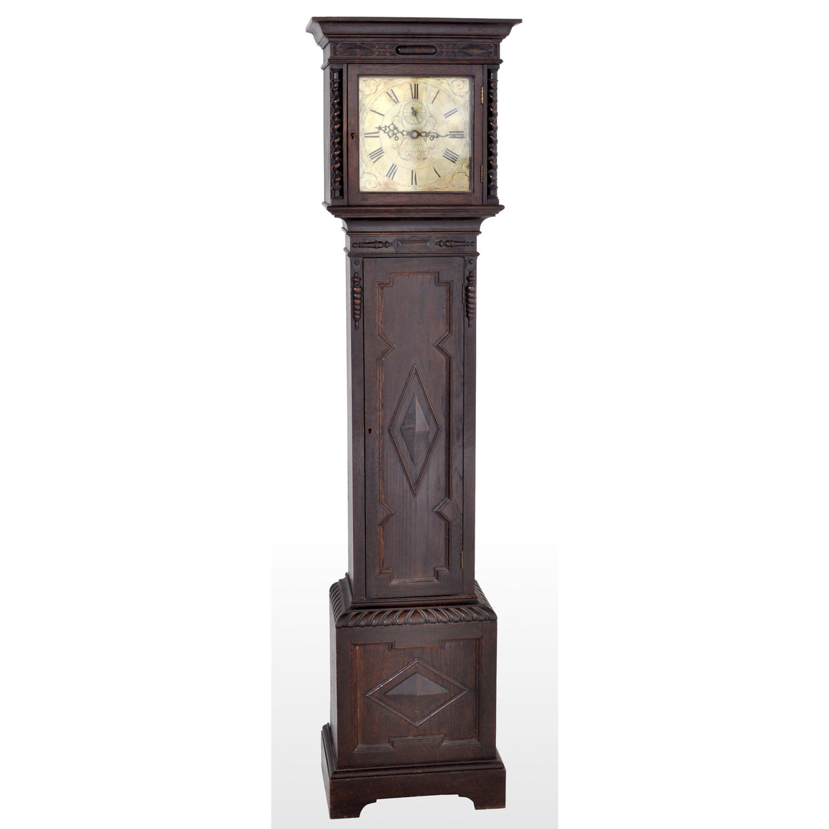 Antique English Arts & Crafts 8-Day Longcase/Grandfather Clock by Maple of London, circa 1890