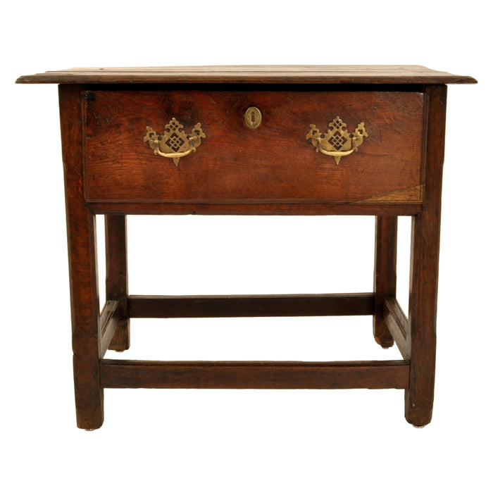 Antique Georgian Country Oak Tavern Side Table / Server, George II, circa 1760