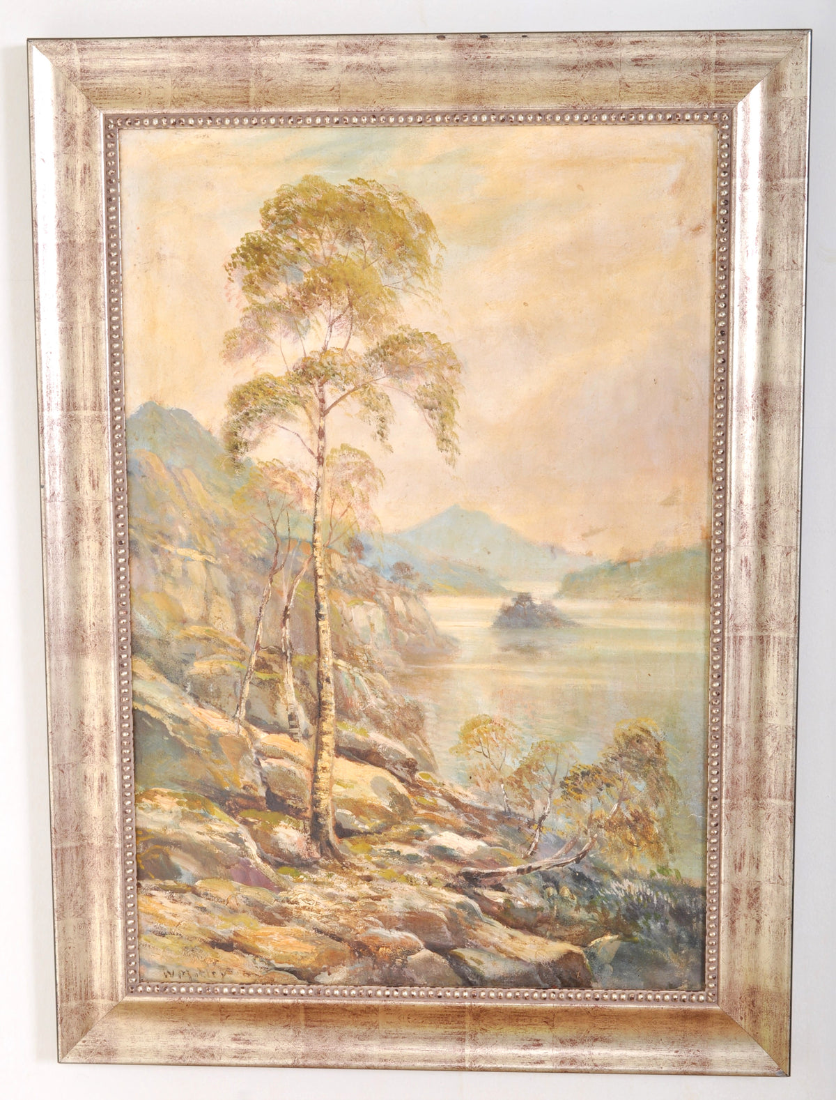 Antique Landscape Oil on Canvas Painting by Wilton Motley (British, 1800-1900), Circa 1870
