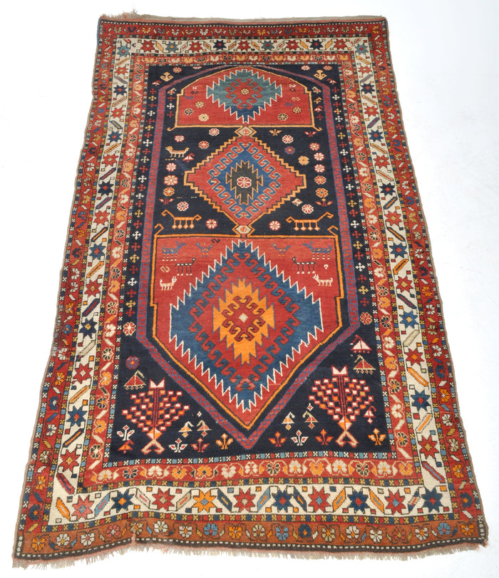 Fine Antique Caucasian Rug, Circa 1900