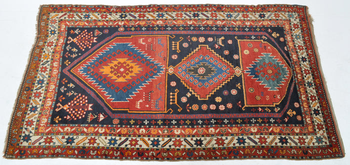 Fine Antique Caucasian Rug, Circa 1900