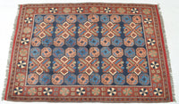 Afghan Turkoman Rug with Caucasian Design